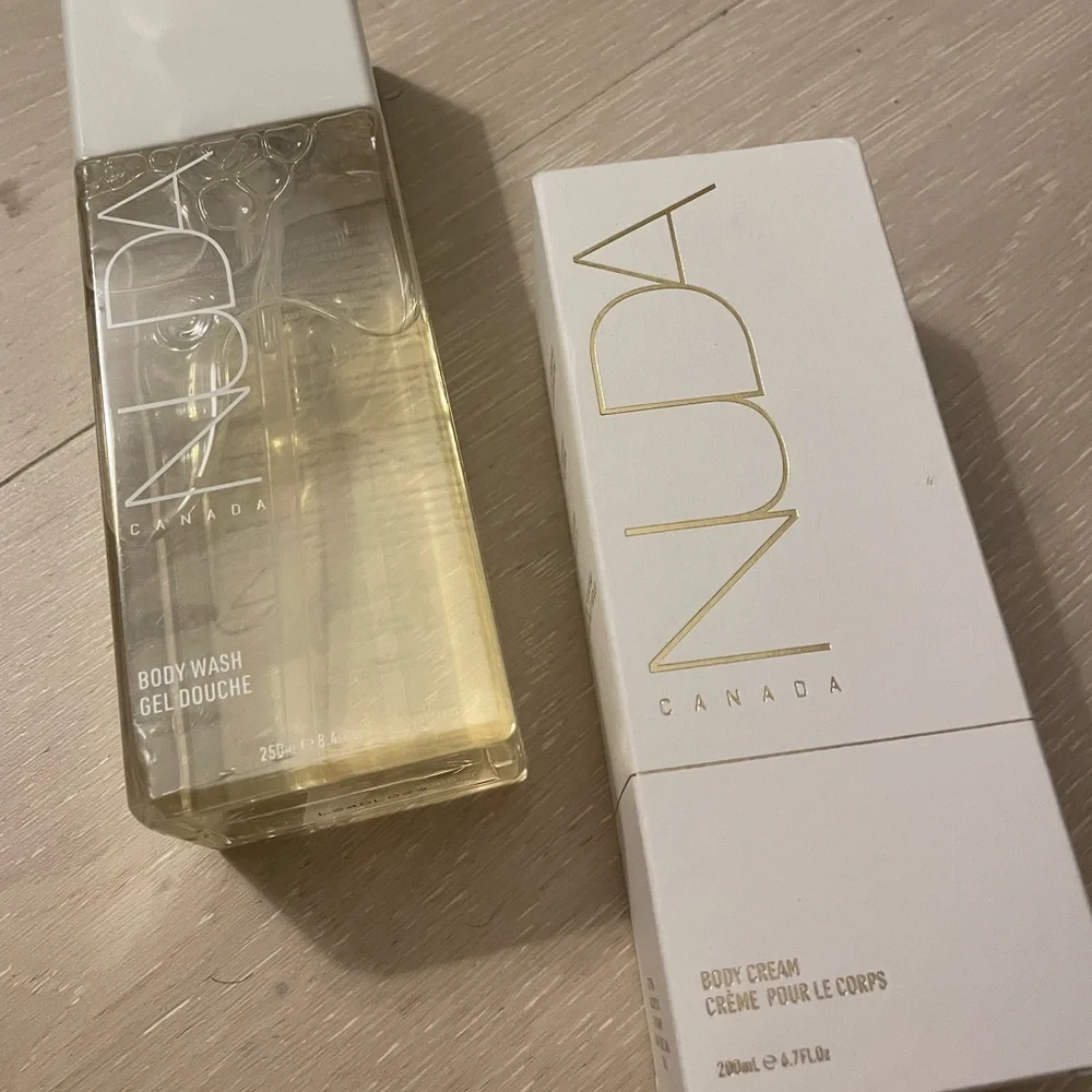NUDA Canada Body Cream and Body Wash‎ Duo